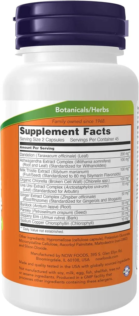 NOW SUPPLEMENTS - NOW Supplements Detox and Cleanse 90 Capsulas - The Red Vitamin MX - Suplementos Alimenticios - {{ shop.shopifyCountryName }}