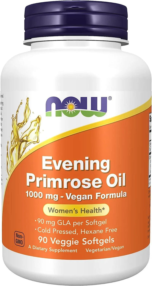 NOW SUPPLEMENTS - NOW Supplements Evening Primrose Oil 1000Mg. 90 Capsulas Blandas - The Red Vitamin MX - Suplementos Alimenticios - {{ shop.shopifyCountryName }}