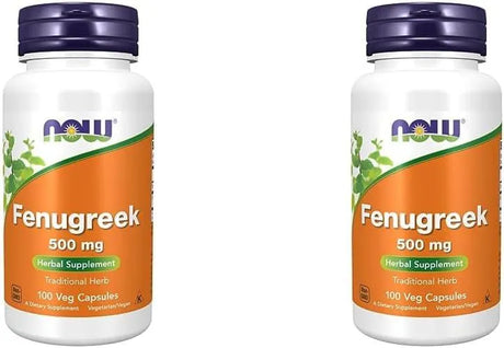 NOW SUPPLEMENTS - NOW Supplements Fenugreek 500Mg. 200 Capsulas - The Red Vitamin MX - Suplementos Alimenticios - {{ shop.shopifyCountryName }}