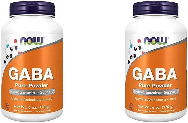 NOW SUPPLEMENTS - NOW Supplements GABA (Gamma-Aminobutyric Acid) Powder 170Gr. 2 Pack - The Red Vitamin MX - Suplementos Alimenticios - {{ shop.shopifyCountryName }}