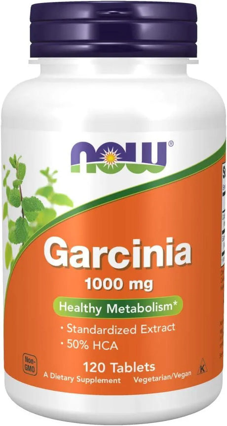 NOW SUPPLEMENTS - NOW Supplements Garcinia Cambogia 1000Mg. 120 Tabletas - The Red Vitamin MX - Suplementos Alimenticios - {{ shop.shopifyCountryName }}