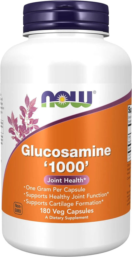 NOW SUPPLEMENTS - NOW Supplements Glucosamine '1000' 180 Capsulas - The Red Vitamin MX - Suplementos Alimenticios - {{ shop.shopifyCountryName }}