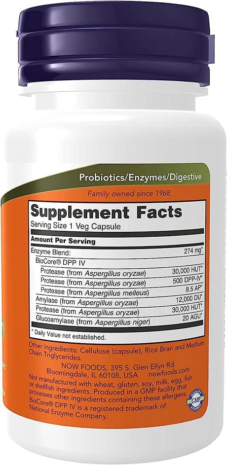 NOW SUPPLEMENTS - NOW Supplements Gluten Digest 60 Capsulas - The Red Vitamin MX - Suplementos Alimenticios - {{ shop.shopifyCountryName }}