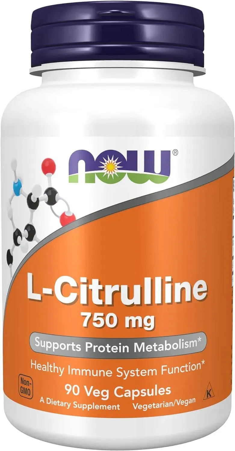 NOW SUPPLEMENTS - NOW Supplements L-Citrulline 750Mg. 90 Capsulas - The Red Vitamin MX - Suplementos Alimenticios - {{ shop.shopifyCountryName }}