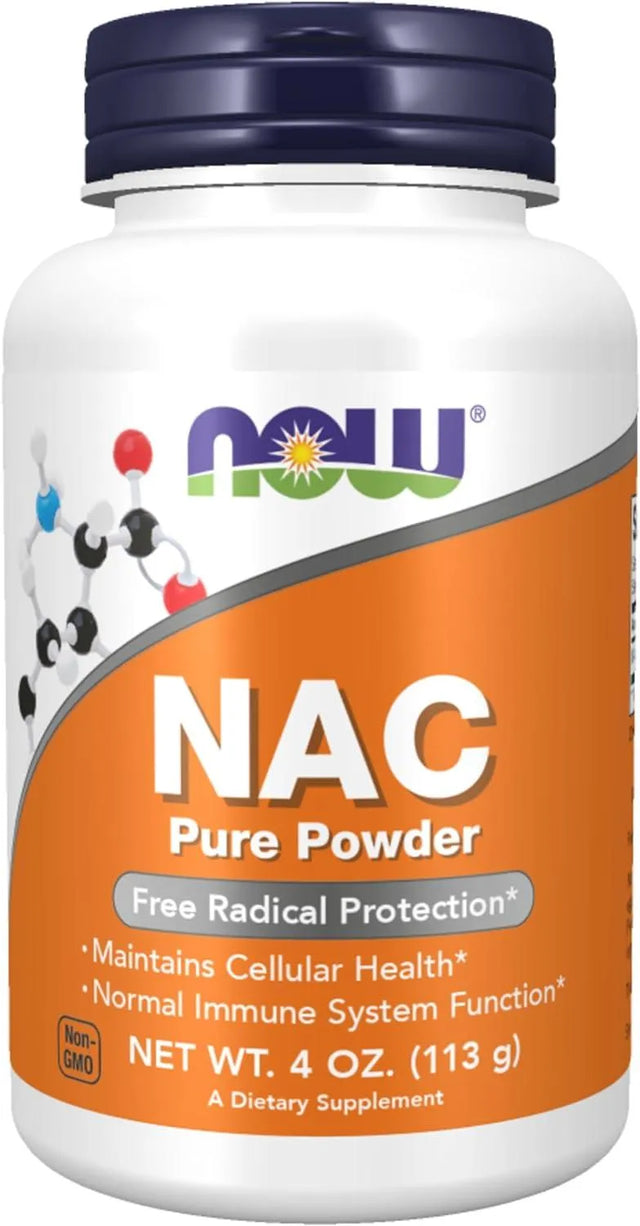 NOW SUPPLEMENTS - Now Supplements NAC Pure Powder 113Gr. - The Red Vitamin MX - Suplementos Alimenticios - {{ shop.shopifyCountryName }}