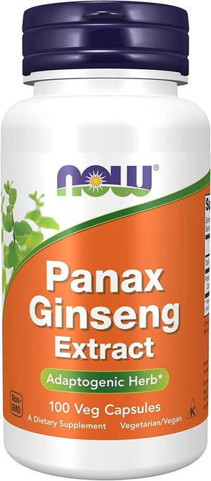 NOW SUPPLEMENTS - NOW Supplements Panax Ginseng (Root) 500Mg. 100 Capsulas - The Red Vitamin MX - Suplementos Alimenticios - {{ shop.shopifyCountryName }}