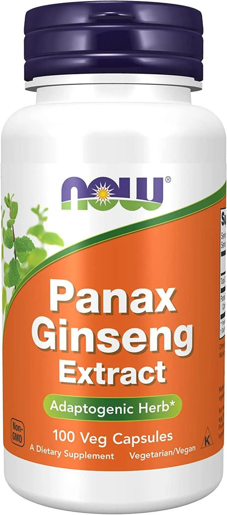 NOW SUPPLEMENTS - NOW Supplements Panax Ginseng (Root) 500Mg. 100 Capsulas - The Red Vitamin MX - Suplementos Alimenticios - {{ shop.shopifyCountryName }}