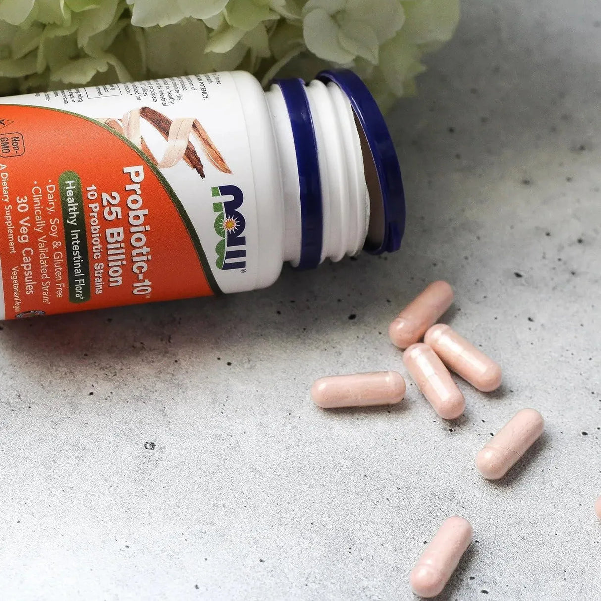 NOW SUPPLEMENTS - NOW Supplements Probiotic-10 25 Billion with 10 Probiotic Strains 30 Capsulas - The Red Vitamin MX - Suplementos Alimenticios - {{ shop.shopifyCountryName }}