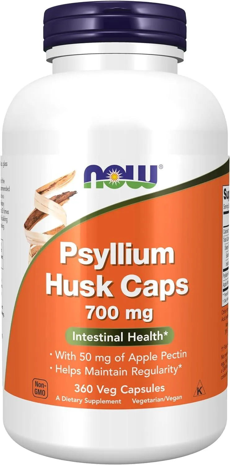 NOW SUPPLEMENTS - NOW Supplements Psyllium Husk 700Mg. 360 Capsulas - The Red Vitamin MX - Suplementos Alimenticios - {{ shop.shopifyCountryName }}