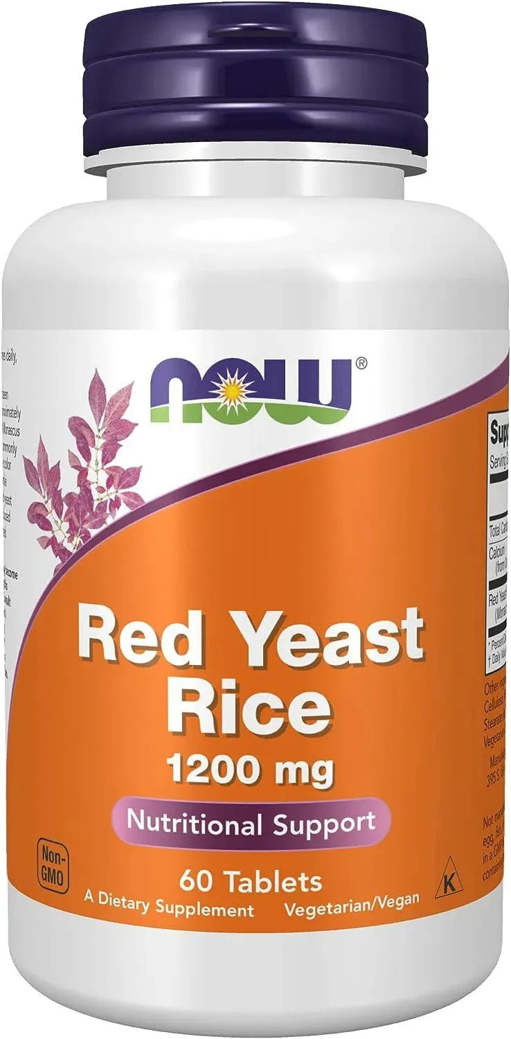 NOW SUPPLEMENTS - NOW Supplements Red Yeast Rice 1200Mg. 60 Capsulas - The Red Vitamin MX - Suplementos Alimenticios - {{ shop.shopifyCountryName }}