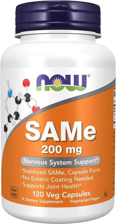 NOW SUPPLEMENTS - NOW Supplements SAMe 200Mg. 120 Capsulas - The Red Vitamin MX - Suplementos Alimenticios - {{ shop.shopifyCountryName }}