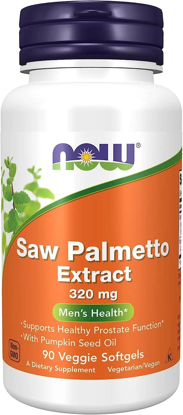 NOW SUPPLEMENTS - NOW Supplements Saw Palmetto 320Mg. 90 Capsulas Blandas - The Red Vitamin MX - Suplementos Alimenticios - {{ shop.shopifyCountryName }}