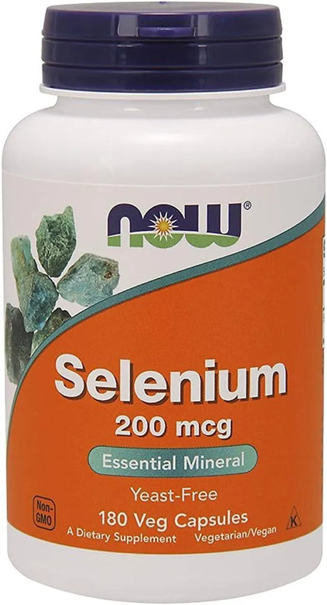 NOW SUPPLEMENTS - NOW Supplements Selenium 200mcg 180 Capsulas - The Red Vitamin MX - Suplementos Alimenticios - {{ shop.shopifyCountryName }}