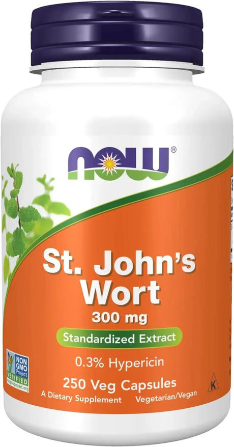 NOW SUPPLEMENTS - NOW Supplements St. John's Wort 300Mg. 250 Capsulas - The Red Vitamin MX - Suplementos Alimenticios - {{ shop.shopifyCountryName }}