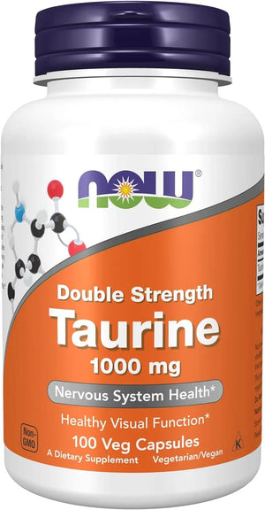 NOW SUPPLEMENTS - NOW Supplements Taurine 1,000Mg. 100 Capsulas - The Red Vitamin MX - Suplementos Alimenticios - {{ shop.shopifyCountryName }}