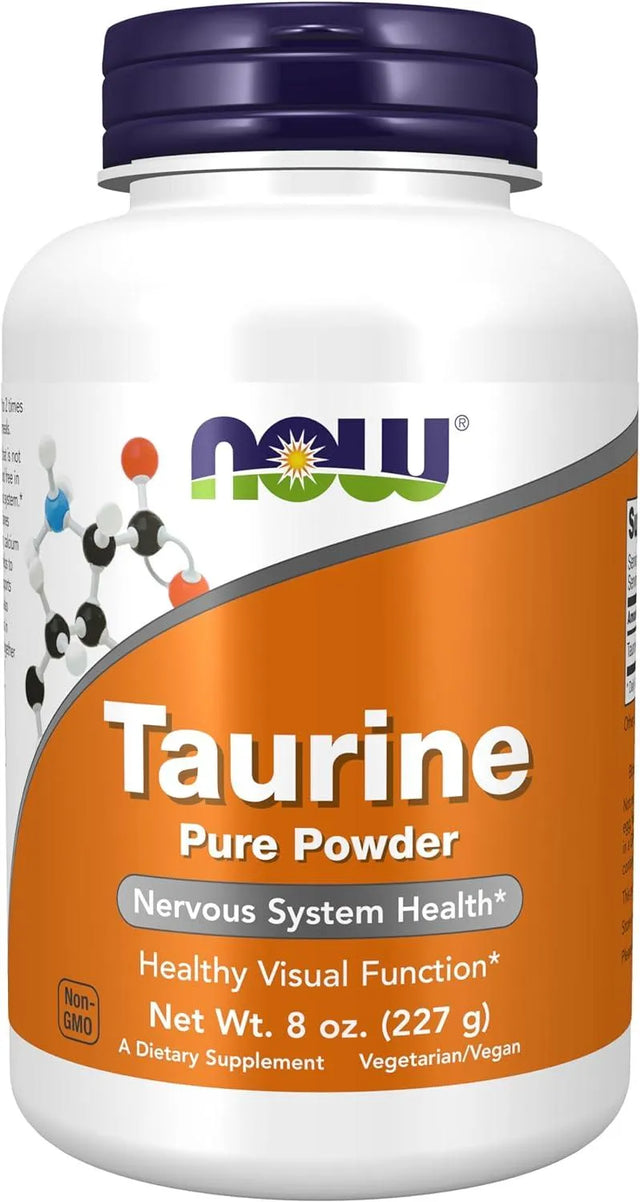 NOW SUPPLEMENTS - NOW Supplements Taurine Pure Powder 227Gr. - The Red Vitamin MX - Suplementos Alimenticios - {{ shop.shopifyCountryName }}