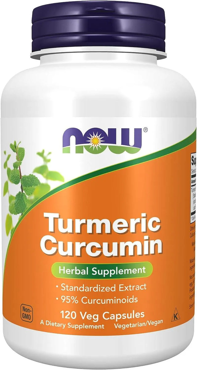 NOW SUPPLEMENTS - NOW Supplements Turmeric Curcumin 120 Capsulas - The Red Vitamin MX - Suplementos Alimenticios - {{ shop.shopifyCountryName }}