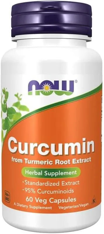 NOW SUPPLEMENTS - NOW Supplements Turmeric Curcumin 60 Capsulas - The Red Vitamin MX - Suplementos Alimenticios - {{ shop.shopifyCountryName }}