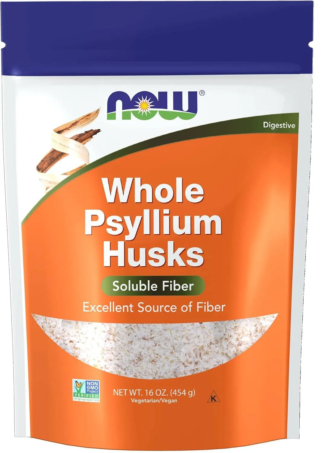 NOW SUPPLEMENTS - NOW Supplements Whole Psyllium Husks 454Gr. - The Red Vitamin MX - Suplementos Alimenticios - {{ shop.shopifyCountryName }}