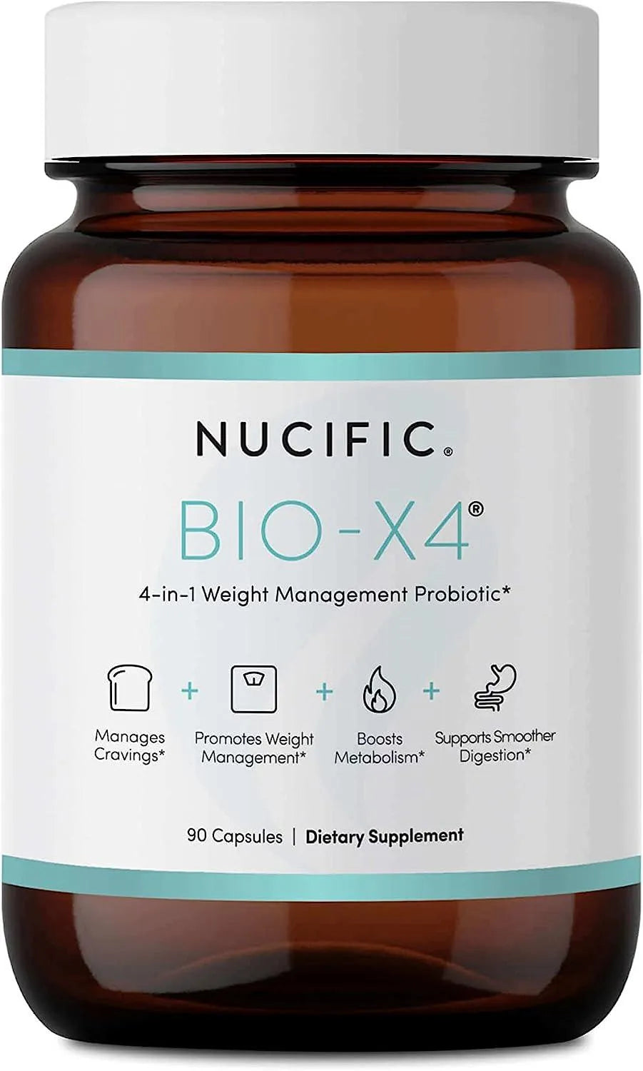 NUCIFIC - Nucific Bio-X4 4-in-1 Weight Management Probiotic 90 Capsulas - The Red Vitamin MX - Suplementos Alimenticios - {{ shop.shopifyCountryName }}