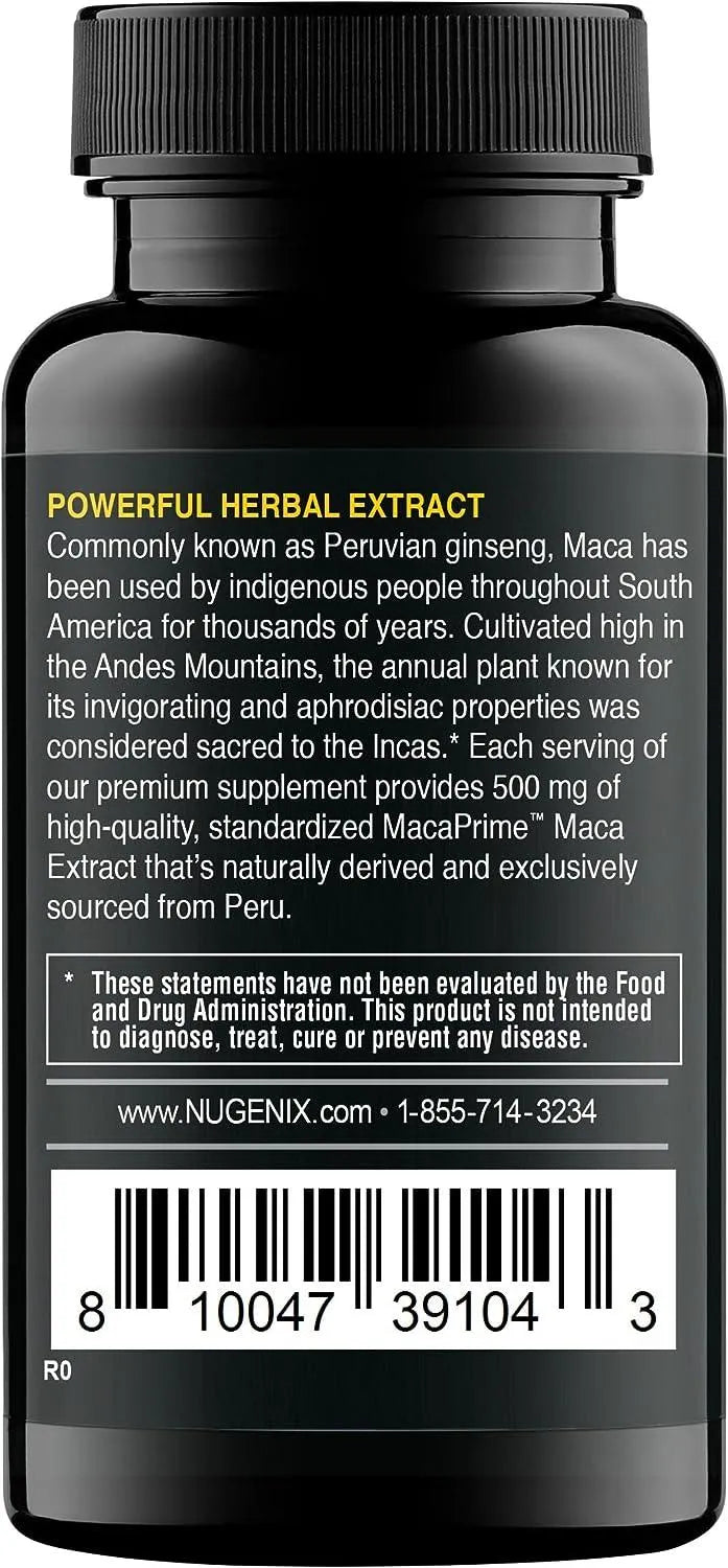 NUGENIX - Nugenix Essentials Maca Root 60 Capsulas - The Red Vitamin MX - Suplementos Alimenticios - {{ shop.shopifyCountryName }}