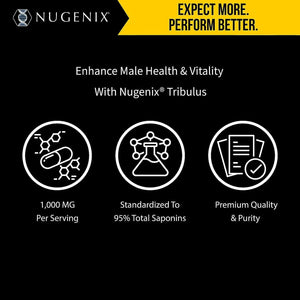 NUGENIX - Nugenix Essentials Tribulus Terrestris Extract 1000Mg. 60 Capsulas - The Red Vitamin MX - Suplementos Alimenticios - {{ shop.shopifyCountryName }}