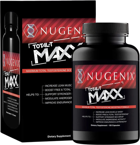 NUGENIX - Nugenix Total-T Maxx Maximum Total Testosterone Boosting Formula for Men 120 Capsulas - The Red Vitamin MX - Suplementos Alimenticios - {{ shop.shopifyCountryName }}