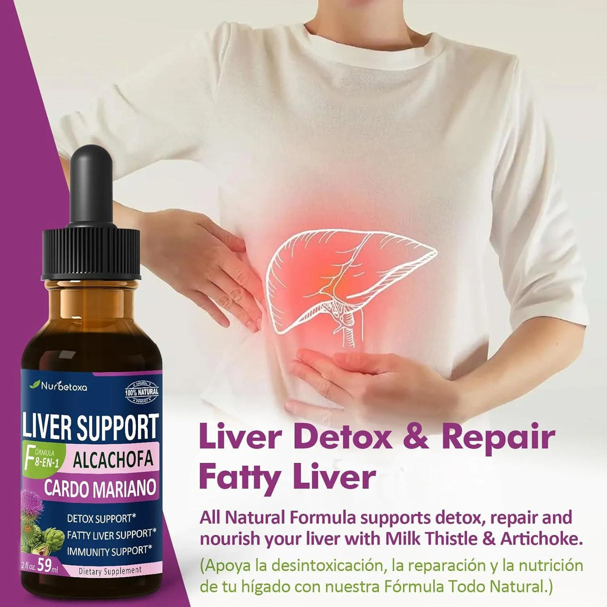 NURBETOXA - Nurbetoxa Milk Thistle Liver Support Drops 2 Fl.Oz. - The Red Vitamin MX - Suplementos Alimenticios - {{ shop.shopifyCountryName }}