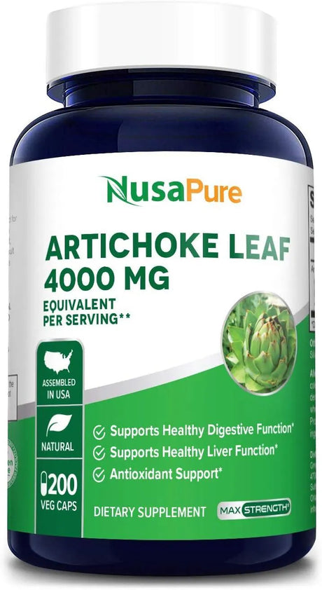 NUSAPURE - NusaPure Artichoke Extract 4000Mg. 200 Capsulas - The Red Vitamin MX - Suplementos Alimenticios - {{ shop.shopifyCountryName }}