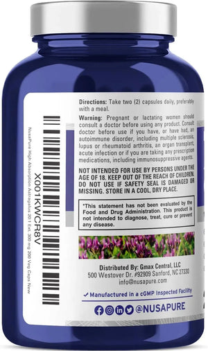 NUSAPURE - NusaPure Astragalus 6000Mg. 200 Capsulas - The Red Vitamin MX - Suplementos Alimenticios - {{ shop.shopifyCountryName }}