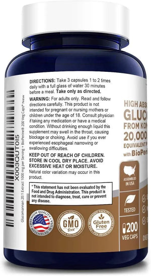 NUSAPURE - NusaPure Glucomannan 20,000Mg. 200 Capsulas - The Red Vitamin MX - Suplementos Alimenticios - {{ shop.shopifyCountryName }}