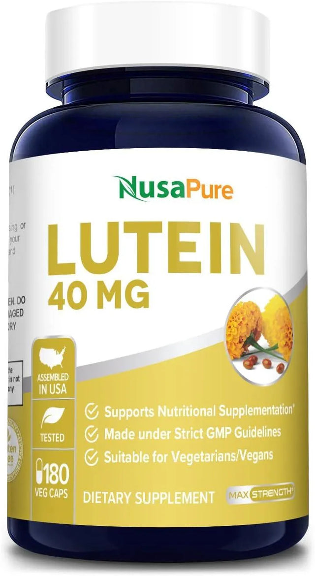 NUSAPURE - NusaPure Lutein 40Mg. 180 Capsulas - The Red Vitamin MX - Suplementos Alimenticios - {{ shop.shopifyCountryName }}