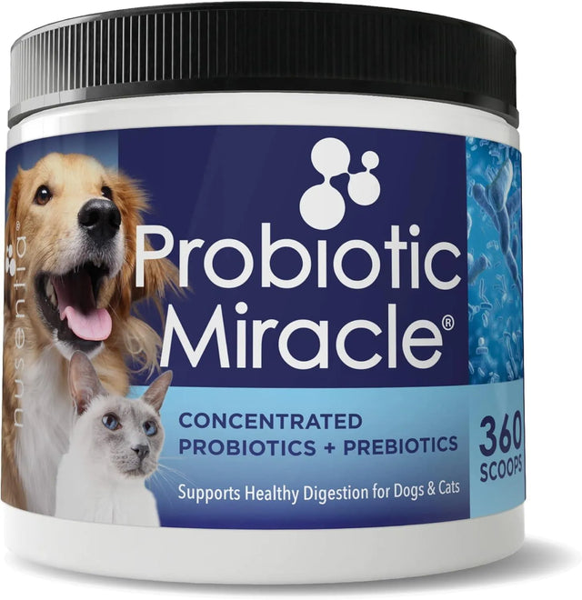 NUSENTIA - Probiotic Miracle Dog Probiotics for Dogs 360 Servicios - The Red Vitamin MX - Probióticos Para Perros - {{ shop.shopifyCountryName }}