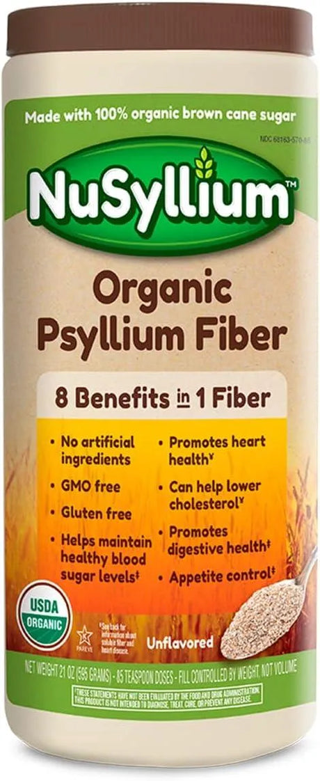 NUSYLLIUM - Nusyllium USDA Organic Psyllium Husk Fiber Powder 595Gr. - The Red Vitamin MX - Suplementos Alimenticios - {{ shop.shopifyCountryName }}