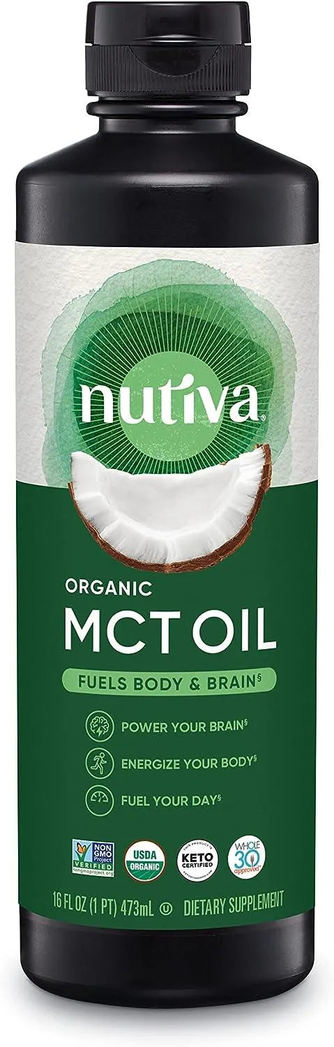 NUTIVA - Nutiva Organic MCT Oil 473Ml. - The Red Vitamin MX - Suplementos Alimenticios - {{ shop.shopifyCountryName }}