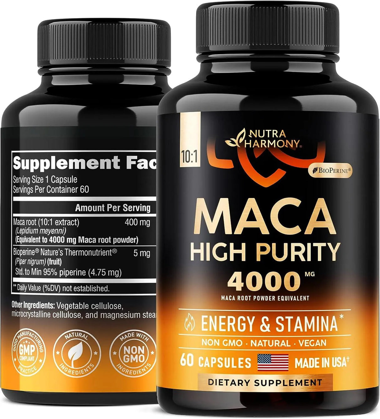 NUTRA HARMONY - Nutra Harmony Herbal Maca Root 4000Mg. 60 Capsulas - The Red Vitamin MX - Suplementos Alimenticios - {{ shop.shopifyCountryName }}