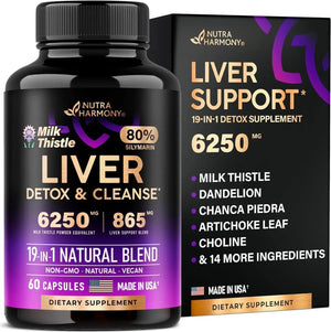NUTRA HARMONY - Nutra Harmony Liver Cleanse Detox & Repair 60 Capsulas - The Red Vitamin MX - Suplementos Alimenticios - {{ shop.shopifyCountryName }}