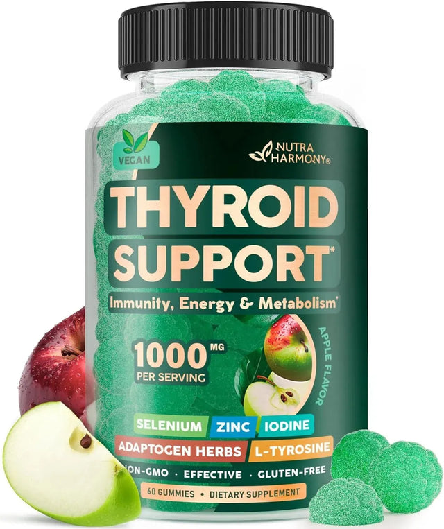 NUTRA HARMONY - NUTRA HARMONY Thyroid Support for Women Gummies 60 Gomitas - The Red Vitamin MX - Suplementos Alimenticios - {{ shop.shopifyCountryName }}