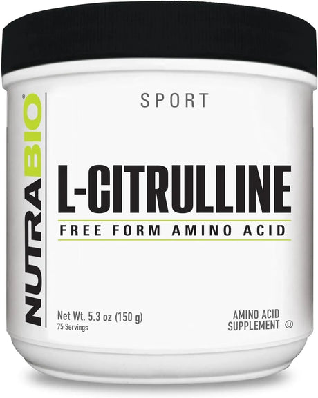 NUTRABIO - NutraBio L-Citrulline Powder 150Gr. - The Red Vitamin MX - Suplementos Alimenticios - {{ shop.shopifyCountryName }}