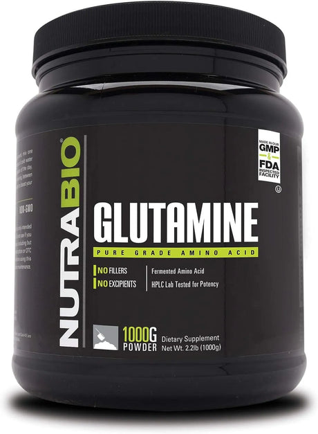 NUTRABIO - NutraBio L-Glutamine Powder 1000Gr. - The Red Vitamin MX - Suplementos Alimenticios - {{ shop.shopifyCountryName }}