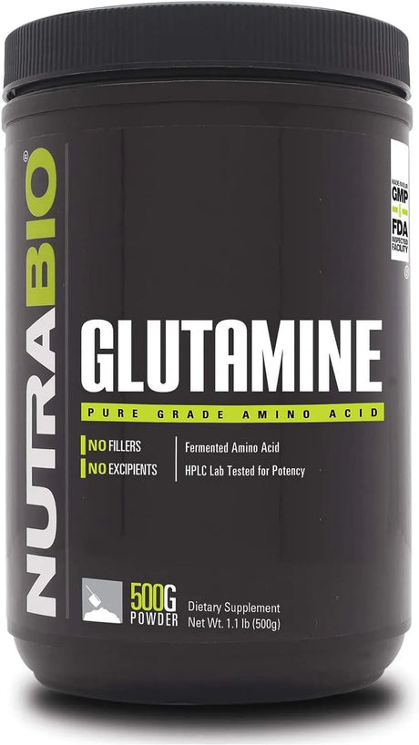 NUTRABIO - NutraBio L-Glutamine Powder 500Gr. - The Red Vitamin MX - Suplementos Alimenticios - {{ shop.shopifyCountryName }}