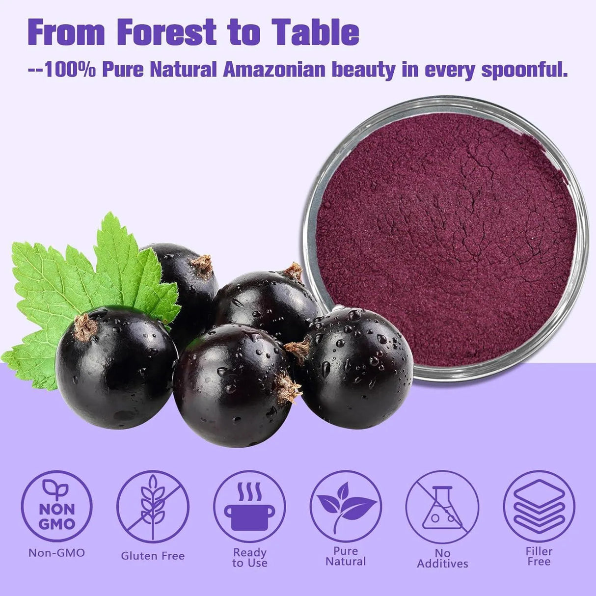 NUTRABLOOM - NutraBloom Acai Powder 113Gr. - The Red Vitamin MX - Suplementos Alimenticios - {{ shop.shopifyCountryName }}