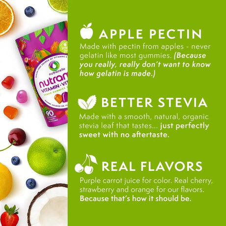 NUTRACELLE - Nutracelle Nutramin Daily Vegan Keto Multivitamin 90 Gomitas - The Red Vitamin MX - Suplementos Alimenticios - {{ shop.shopifyCountryName }}
