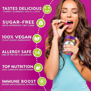 NUTRACELLE - Nutracelle Nutramin Daily Vegan Keto Multivitamin 90 Gomitas - The Red Vitamin MX - Suplementos Alimenticios - {{ shop.shopifyCountryName }}