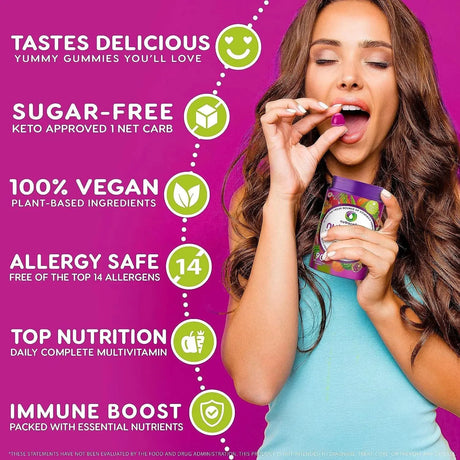 NUTRACELLE - Nutracelle Nutramin Daily Vegan Keto Multivitamin 90 Gomitas - The Red Vitamin MX - Suplementos Alimenticios - {{ shop.shopifyCountryName }}