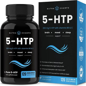 NUTRACHAMPS - NutraChamps 5-HTP 200Mg. 120 Capsulas - The Red Vitamin MX - Suplementos Alimenticios - {{ shop.shopifyCountryName }}