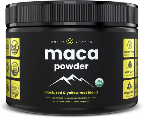 NUTRACHAMPS - NutraChamps Organic Maca Powder 227Gr. - The Red Vitamin MX - Suplementos Alimenticios - {{ shop.shopifyCountryName }}