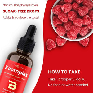 NUTRACHAMPS - NutraChamps Vitamin B Complex Liquid Drops 60Ml. - The Red Vitamin MX - Suplementos Alimenticios - {{ shop.shopifyCountryName }}