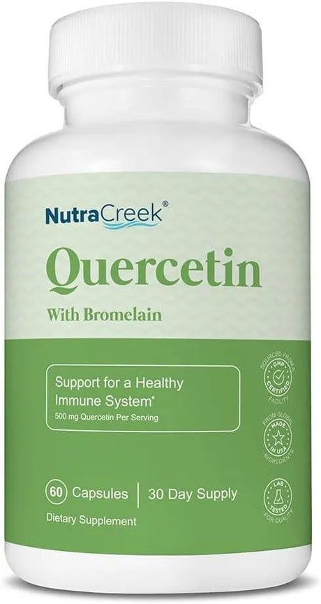 NUTRACREEK - NutraCreek Quercetin Supplement 500Mg. 60 Capsulas - The Red Vitamin MX - Suplementos Alimenticios - {{ shop.shopifyCountryName }}