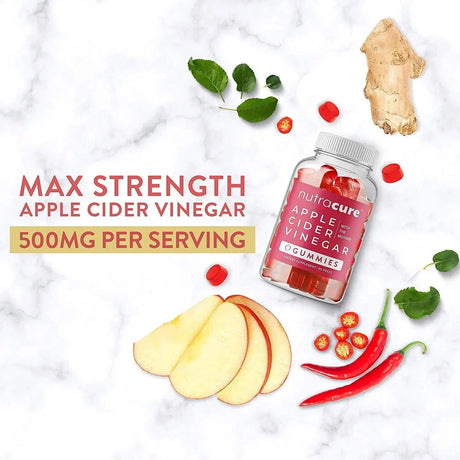 NUTRACURE - Nutracure Apple Cider Vinegar Gummies 120 Gomitas - The Red Vitamin MX - Suplementos Alimenticios - {{ shop.shopifyCountryName }}
